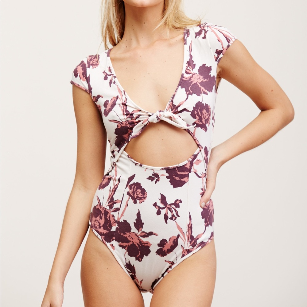 Free People 'Wowzers' Keyhole Front Bodysuit